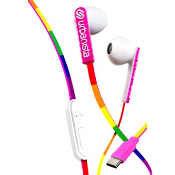 Urbanista San Francisco Auricolare Cablato In-ear Musica e Chiamate USB tipo-C Multicolore
