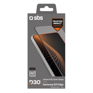 SBS TED3OSCRGLSAS25E protezione per lo schermo e il retro dei telefoni cellulari Protezione per parte posteriore/schermo Samsung 1 pz