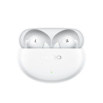 OPPO Enco Air4 Pro Auricolari True Wireless,44h di Autonomia, Driver in Titanio da 12.4mm, Bluetooth 5.4, Controlli Touch, Cancellazione del rumore AI, Android e iOS, IP55, [Versione Italiana], Bianco