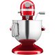 KitchenAid 5KSM70SHXECA Sbattitore con base 375 W Grigio, Rosso, Acciaio inox 4