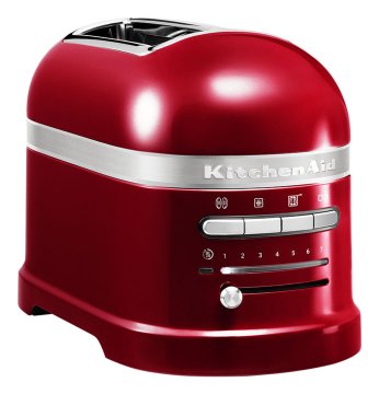 KitchenAid 5KMT2204ECA 7 2 fetta/e 1250 W Rosso, Acciaio inox