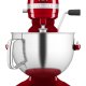 KitchenAid 5KSM60SPXEER Sbattitore con base 375 W Grigio, Rosso, Acciaio inox 4
