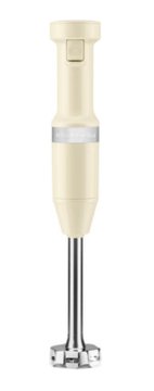 KitchenAid 5KHBV83EAC Frullatore ad immersione 180 W Crema, Acciaio inox