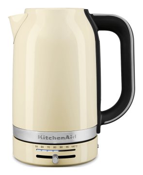 KitchenAid 5KEK1701EAC bollitore elettrico 1,7 L 2400 W Nero, Crema, Acciaio inox