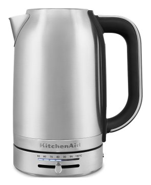 KitchenAid 5KEK1701ESX bollitore elettrico 1,7 L 2400 W Nero, Acciaio inox