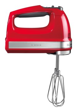 KitchenAid 5KHM9212EER Sbattitore manuale 85 W Rosso, Argento