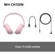 Sony WHCH720NP.CE7 cuffia e auricolare Con cavo e senza cavo A Padiglione Musica e Chiamate USB tipo-C Bluetooth Blu 17