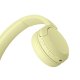 Sony WHCH520Y.CE7 cuffia e auricolare Wireless A Padiglione Musica e Chiamate USB tipo-C Bluetooth Giallo 7