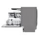 LG QuadWash DB243TX Lavastoviglie a scomparsa totale Serie 2, Classe D, 14 coperti, EasyRack+, Wi-Fi, Noble Steel 16