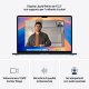 Apple MacBook Air 15'' M4 chip 10-core CPU 10-core GPU, 16GB, 256GB SSD - Mezzanotte 6
