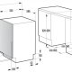 Hisense HV663A65 lavastoviglie A scomparsa totale 16 coperti A 16