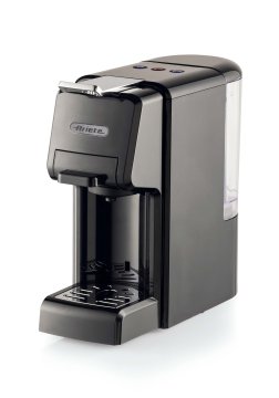 Ariete 1304/1 Macchina da caffè a cassetti, 1350W, Capacità serbatoio 0,7L, Pressione 19 bar, 2 tipologie di caffè, Capsule Nespresso* e Dolcegusto*, Cialde e Polvere, Nero