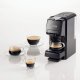 Ariete 1304/1 Macchina da caffè a cassetti, 1350W, Capacità serbatoio 0,7L, Pressione 19 bar, 2 tipologie di caffè, Capsule Nespresso* e Dolcegusto*, Cialde e Polvere, Nero 3