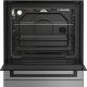 Beko FBG62010DX cucina a libera installazione inox, 60x60cm, piano gas, forno a gas, grill a gas, 64Lt, Сlasse A 7