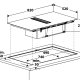 Hotpoint Ariston TVH80FB01 Nero Da incasso 82 cm Piano cottura a induzione 4 Fornello(i) Cappa da incasso 7