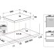 Hotpoint Ariston PKD 60G D/IX Acciaio inox Da incasso 58 cm Gas 4 Fornello(i) 6