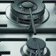 Hotpoint Ariston PKD 75G D/IX Acciaio inox Da incasso 73 cm Gas 5 Fornello(i) 7