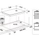 Hotpoint Ariston PKD 75G D/IX Acciaio inox Da incasso 73 cm Gas 5 Fornello(i) 9