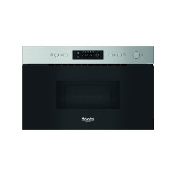 Hotpoint Ariston HAM K12C X Nero, Acciaio inox Microonde con grill Da incasso 22 L 750 W