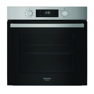 Hotpoint Ariston HAO3 K55H X 71 L Nero, Acciaio inox