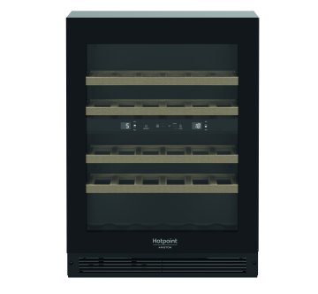 Hotpoint Ariston HAWBU60D2B Da incasso Nero 44 bottiglia/bottiglie