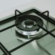 Indesit THP 642 W/IX/I 1 piano gas inox 60cm 4 fuochi bruciatore doppia corona griglie smaltate 5