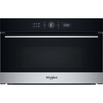 Whirlpool WMD54MX Nero, Acciaio inox Microonde con grill Da incasso 31 L 1000 W