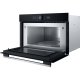 Whirlpool WMD54MX Nero, Acciaio inox Microonde con grill Da incasso 31 L 1000 W 4