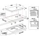 Whirlpool Piano cottura a induzione in vetroceramica - WTX8015DCF 11