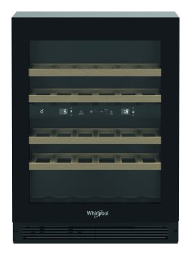 Whirlpool WHWBU60D2B Da incasso Nero 44 bottiglia/bottiglie