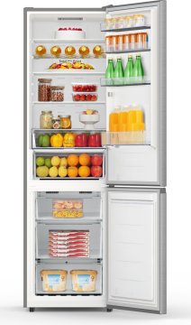 Hisense RB440N4ACA frigorifero con congelatore Libera installazione 336 L A Acciaio inox