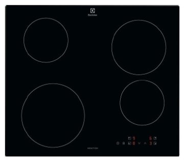 Electrolux Serie 300 LIB60424CK piano cottura Nero Da incasso 59 cm Piano cottura a induzione 4 Fornello(i)