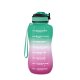 The Steel Bottle Borraccia Motivazionale MWB #1-PINK&GREEN 2