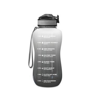 The Steel Bottle Borraccia Motivazionale MWB #2-NERO&BIANCO