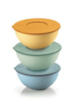 Fratelli Guzzini Set Tre Contenitori C/coperchio Everywhere Cm 16 Colori Primavera Estate 2019