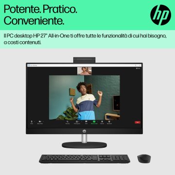 HP 27 inch All-in-One 27-cr0053nl PC Intel® Core™ i5 i5-1335U 16 GB DDR4-SDRAM 512 GB SSD Windows 11 Home