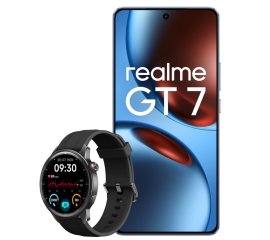 S.PHONE REALME GT7 5G 12/512GB ICESENSE BLUE + WATCH S2