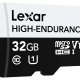 Lexar High-Endurance 32 GB MicroSDHC UHS-I Classe 10 3