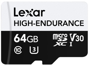 Lexar High-Endurance 64 GB MicroSDXC UHS-I Classe 10
