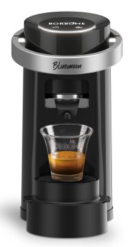 Caffè Borbone Bluemoon Macchina da Caffè a Cialde ESE 44mm – Multifunzione per Espresso, Infusi e Bevande Calde, Pressione 15 bar, Serbatoio 0.9L - Nero