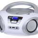 Trevi STEREO PORTATILE BOOMBOX CD WIRELESS USB AUX-IN CMP 544 BT BIANCO 2