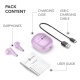 Music Sound Breeze Auricolare Bluetooth a capsula con case colorata 12