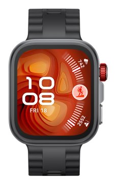 Huawei WATCH FIT 4 Pro, vetro zaffiro, cassa in titanio e cinturino nero. Fino a 10 giorni di autonomia e compatibile con iOS e Android.