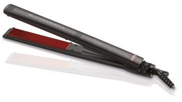 GA.MA Piastra Bella Tourmaline Red Ion, Tecnologia Micro Shine, Trafile rivestite in Tormalina, Tecnologia Ioni, per Capelli Idratati, Luminosi e Senza Crespo, Trafile larghe 120x25 mm, Temperatura da