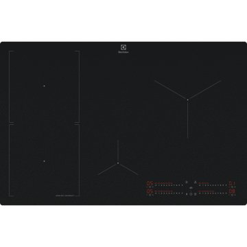Electrolux Serie 700 KIS82453IZ Nero Da incasso 80 cm Piano cottura a induzione 4 Fornello(i)