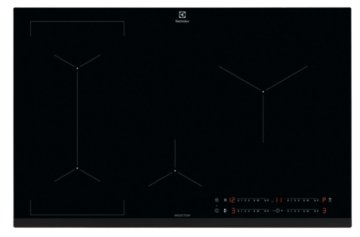 Electrolux Serie 600 LIL83441 Nero Superficie piana 78 cm Piano cottura a induzione 4 Fornello(i)
