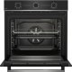 Beko b100 BBIMA13100X Forno multifunzione tre manopole con Air Fry in cristallo nero e inox 5