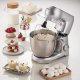 Ariete 1583 Gourmet Essence, Impastatrice Planetaria, Impasta, Monta e Amalgama, 1300W, Capacità 5,2L, 2 fruste e 1 gancio, 10 velocità + Pulse 7