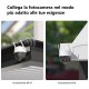 Imou Cruiser 2C 2K (3MP) - Telecamera Wi-Fi Esterno Motorizzata 360° - Visione Notturna a Colori, IP66, Tracciamento Intelligente, Rilevamento Umano con Faretto e Sirena, Audio Bidirezionale 12
