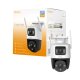 Imou Crusier DUAL 6MP (3MP+3MP) Telecamera Wi-Fi Esterno Doppio Obiettivo, 360°PTZ Videocamera Sorveglianza Esterno con Visione Notturna a Colori, Rilevamento Umano/Veicoli, IP66, Tracciamento Intelli 3